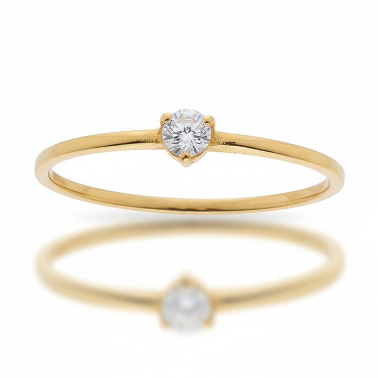 Sortija Oro 18K Circonita