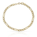 Pulsera Oro 18Kl Hueca 3x1 - 4mm