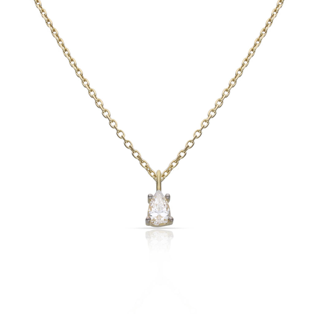 Gargantilla Oro 18K Lágrima