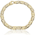 Pulsera Oro 18K Bicolor 7.50MM