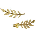 Pendiente Oro 18K Trepadores Hoja