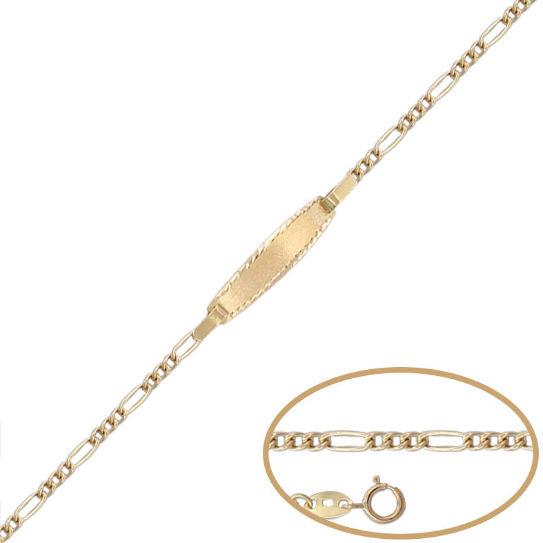 Pulsera Bebé Oro 18K 12 cm
