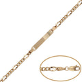 Pulsera Oro 18K Placa 3x1 4MM