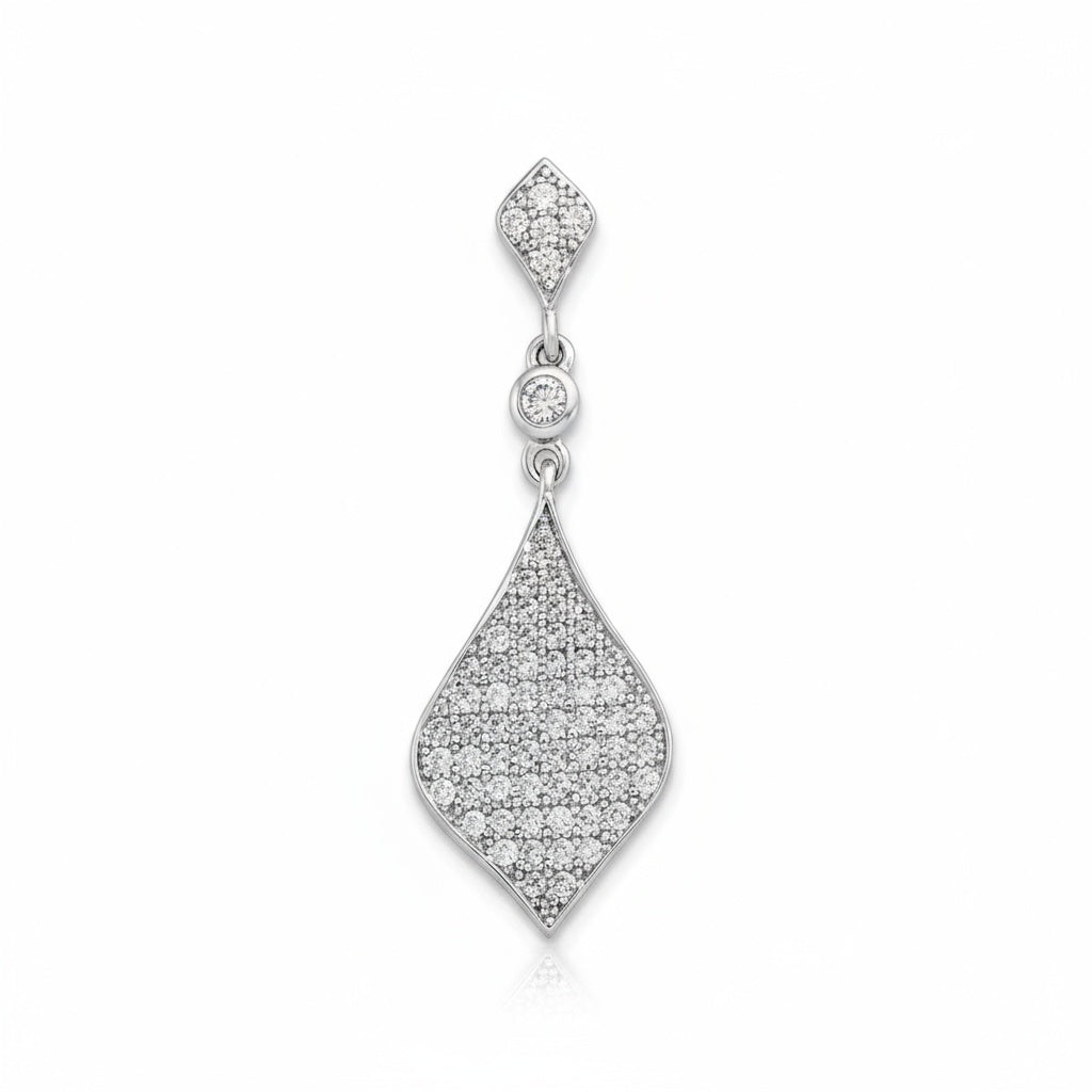 Colgante Plata 925 Circonitas 10x30mm