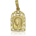 Medalla Oro 18Kl Virgen Niña - 13x21mm (II)