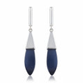 Pendientes Plata 925 Ojo de Gato Amatista