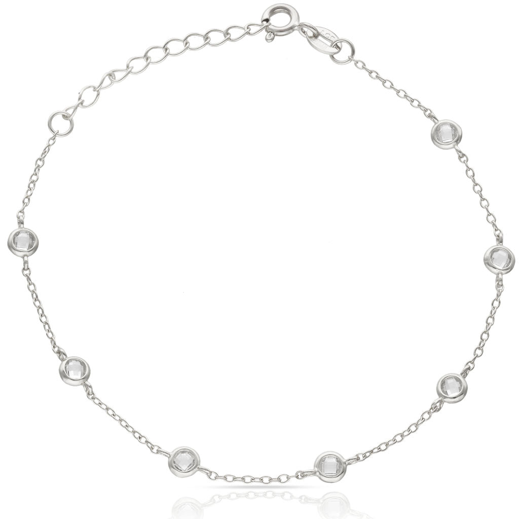 Pulsera Plata 925 Chatones
