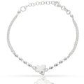 Pulsera Plata 925 Mariposa + Bolas