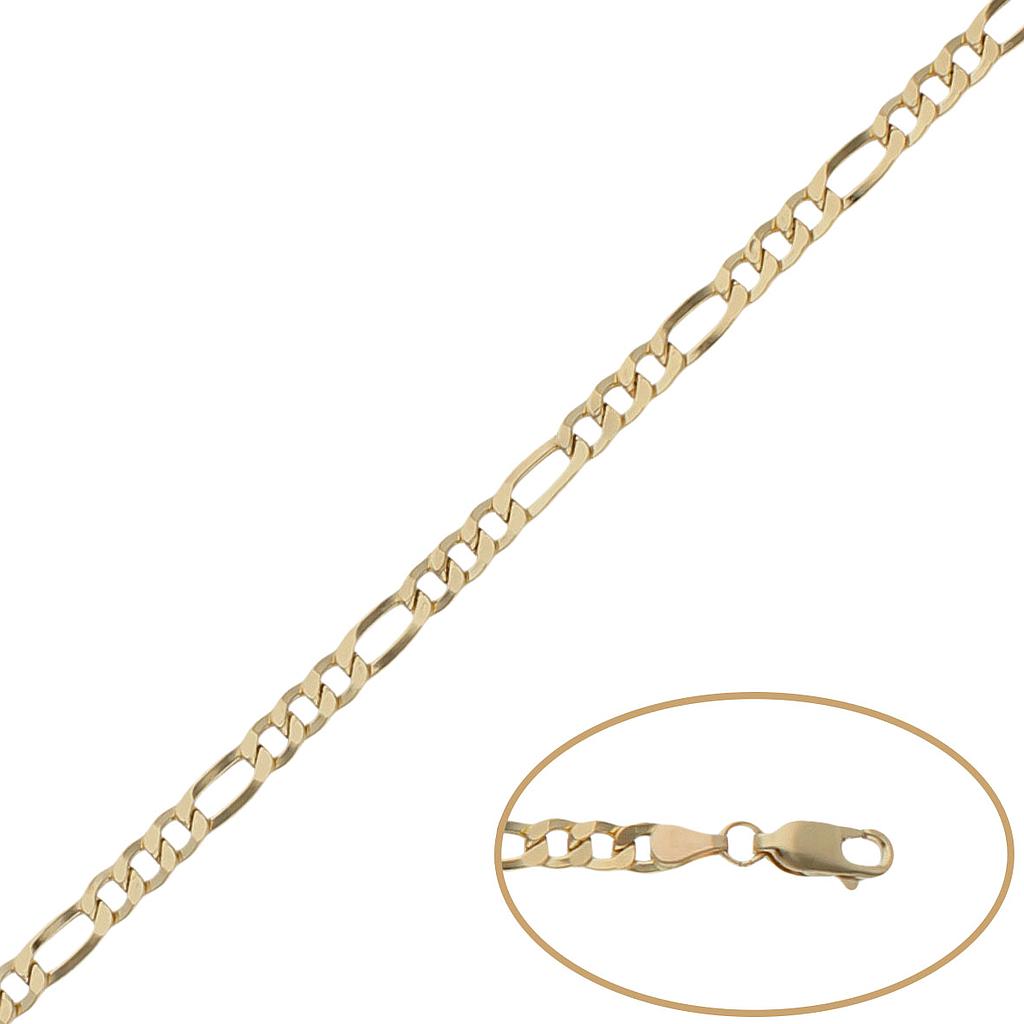 Pulsera Oro 18Kl 3x1 - 4mm