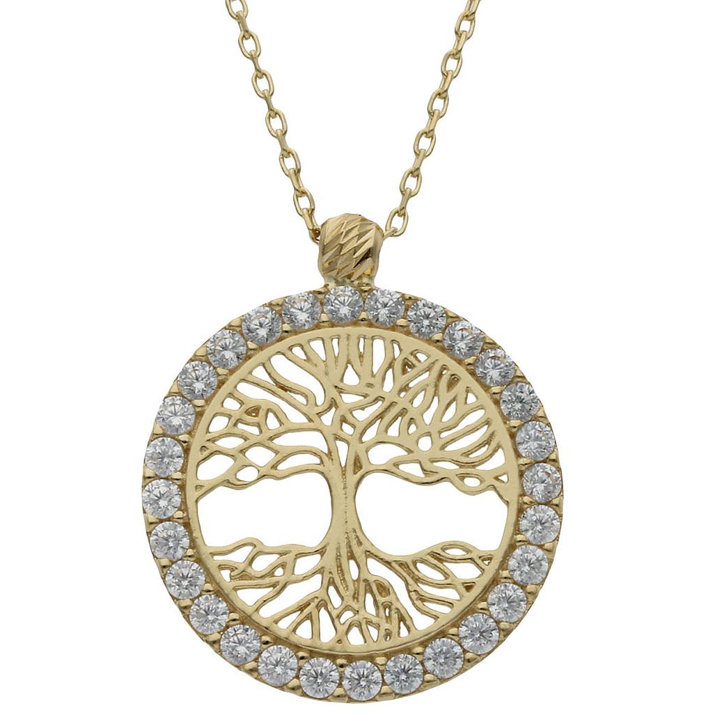 Gargantilla Oro 18K Árbol
