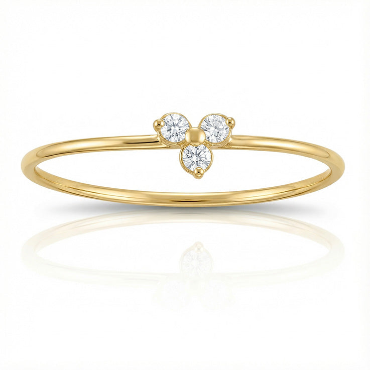 Sortija Oro 18K Circonitas