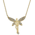 Gargantilla Oro 18K Campanilla Circonitas