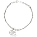 Pulsera Plata 925 Árbol de la Vida + Corazón