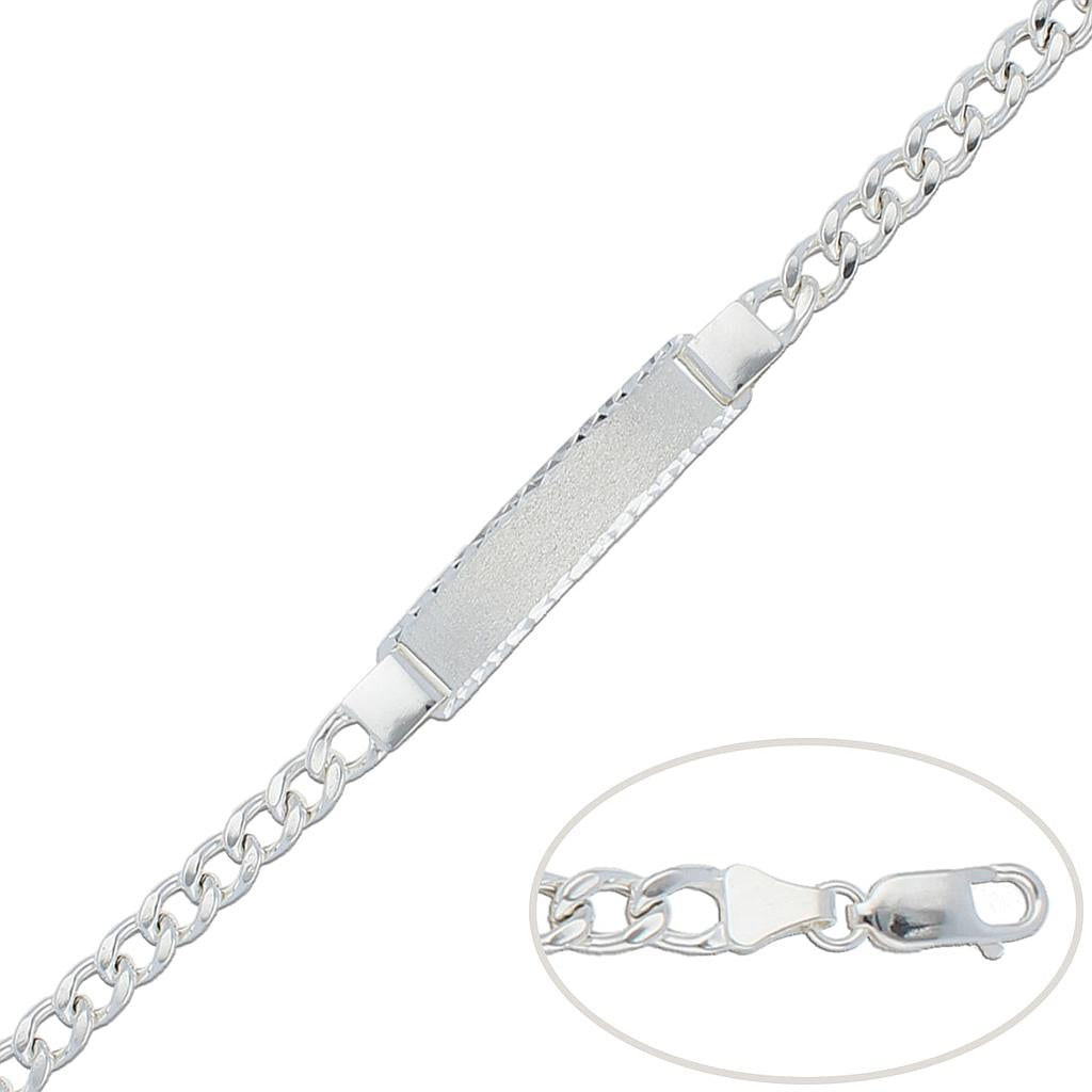 Pulsera Barbada Plata 925mm - 6mm