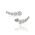 Pendientes Plata 925mm Trepadores Margaritas - 5x16mm