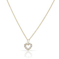 Gargantilla Oro 18K Corazón Circonitas