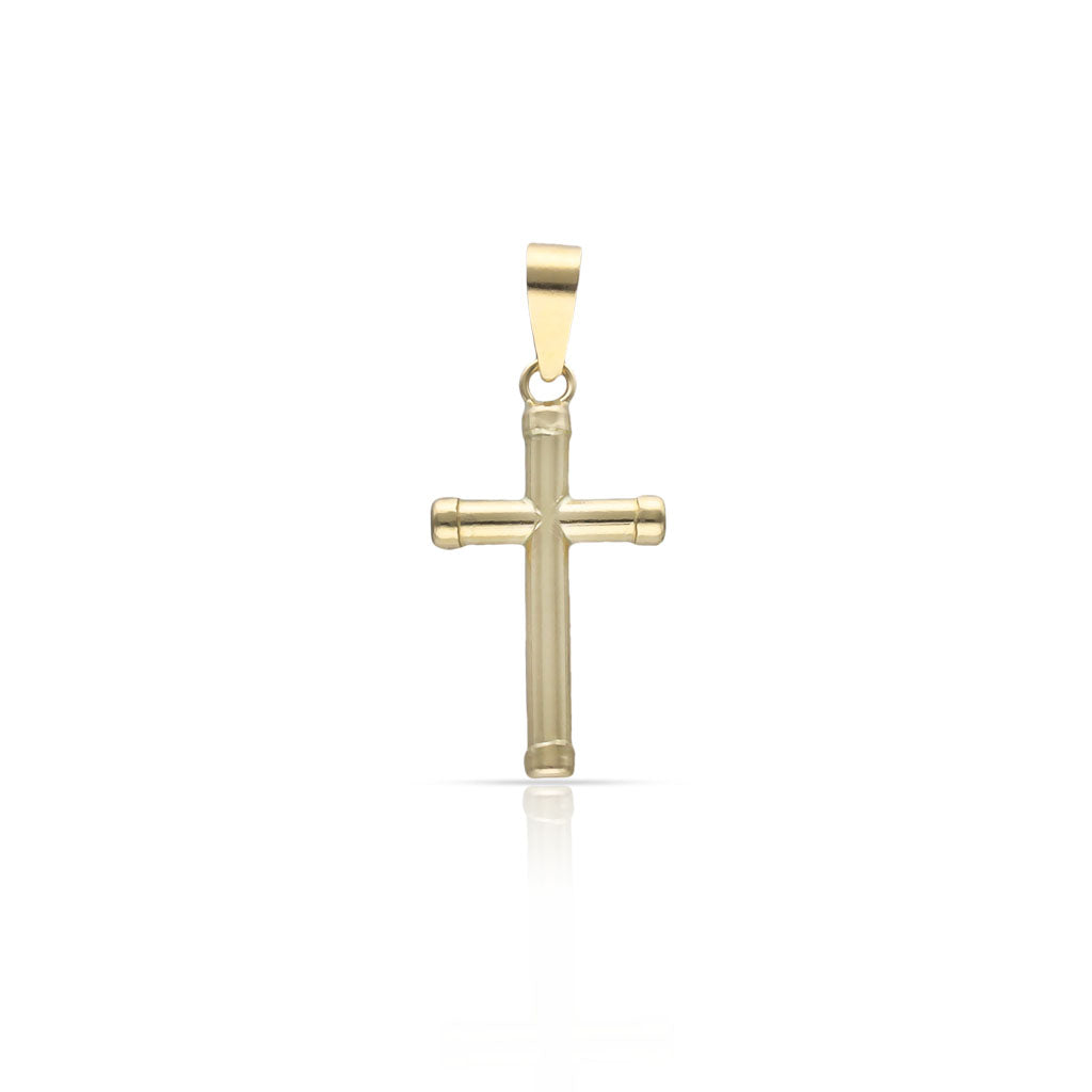 Cruz Oro 18KL Hueca - 10x18mm
