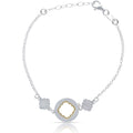 Pulsera Plata 925 3 Figuras