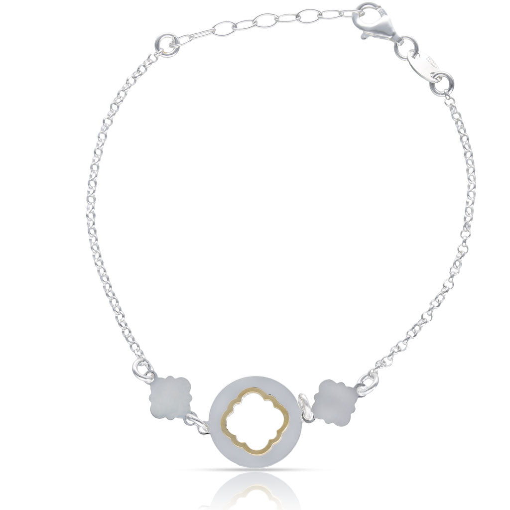 Pulsera Plata 925 3 Figuras