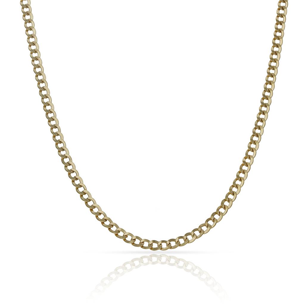 Cadena Oro 18K Barbada Hueca - 2.50MM