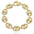 Pulsera Oro 18Kl Hueca Calabrote - 14mm