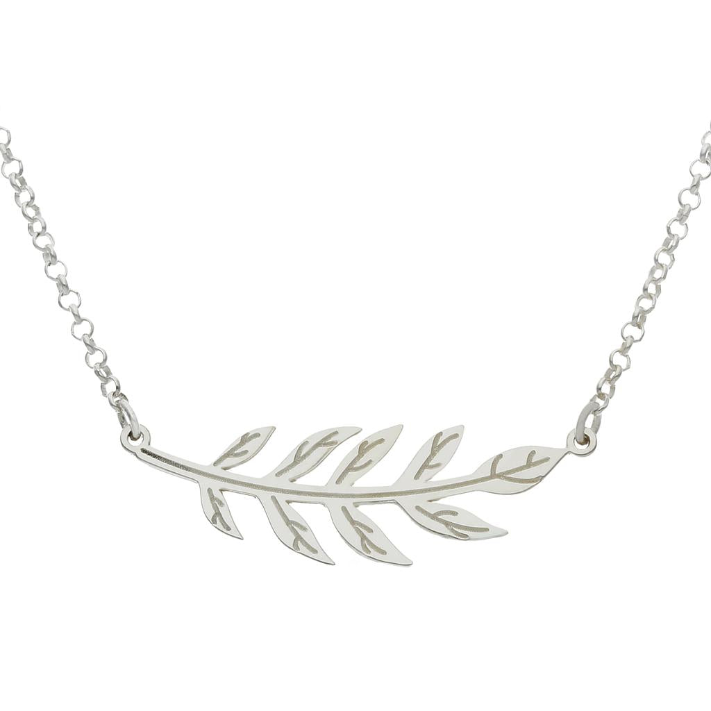 Gargantilla Plata 925 Hoja