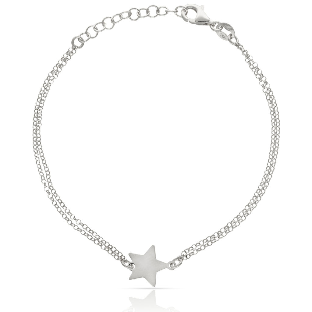 Pulsera Plata 925mm Estrella