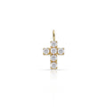 Cruz Oro 18KL con Circonitas - 6,50x10mm