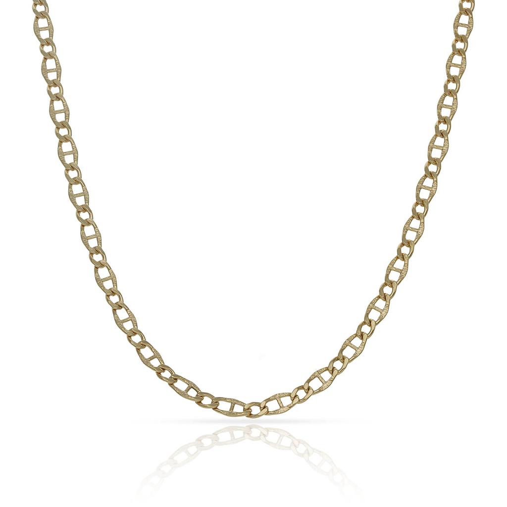 Cadena Oro 18K Ancla Hueca - 3MM