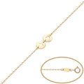 Pulsera Oro 18K Estrella y Corazón