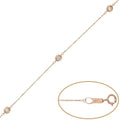Pulsera Oro 18Kl Chatones - 4mm