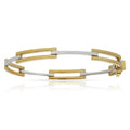 Brazalete Oro 18Kl Bicolor - 64mm
