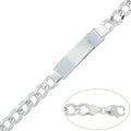 Pulsera Barbada Plata 925mm - 10mm