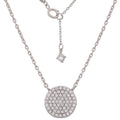 Gargantilla Oro Blanco 18Kl Circulo