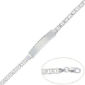 Pulsera con Placa Plata 925mm