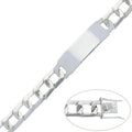 Pulsera con Placa Plata 925mm - 13,50mm