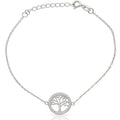 Pulsera Plata 925mm Árbol de la Vida Circonitas