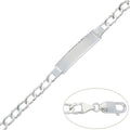 Pulsera con Placa Plata 925mm - 6,50mm