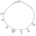 Pulsera Plata 925mm Abalorios