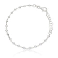 Pulsera Plata 925 Bolas + Perlas