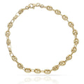 Pulsera Oro 18Kl Hueca Calabrote - 6mm