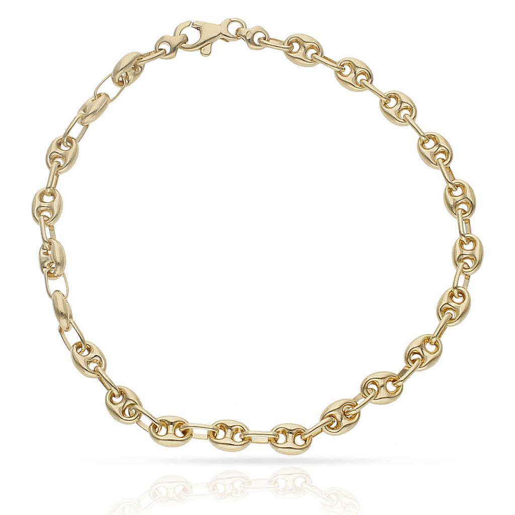 Pulsera Oro 18Kl Hueca Calabrote - 6mm