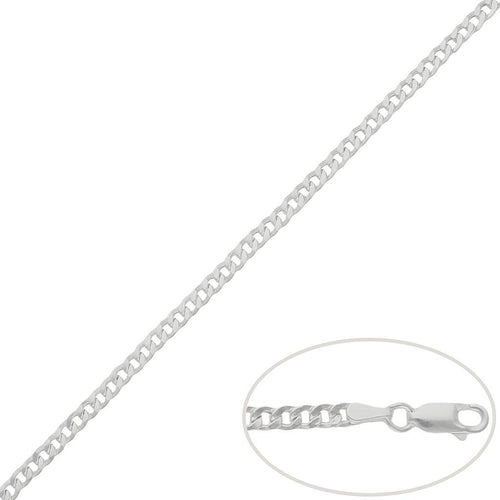Cadena Plata 925 Barbada 3mm