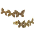 Pendientes Oro 18K Trepadores Mariposas