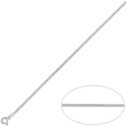Cadena Plata 925 Barbada Maciza 1.70mm