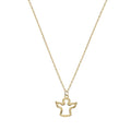 Gargantilla Oro 18K Ángel con Cadena
