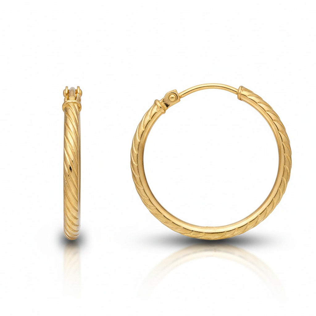 Aros Oro 18K 15mm