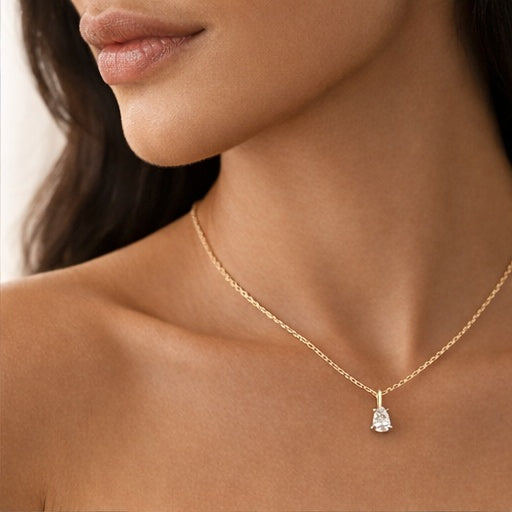 Gargantilla Oro 18K Lágrima