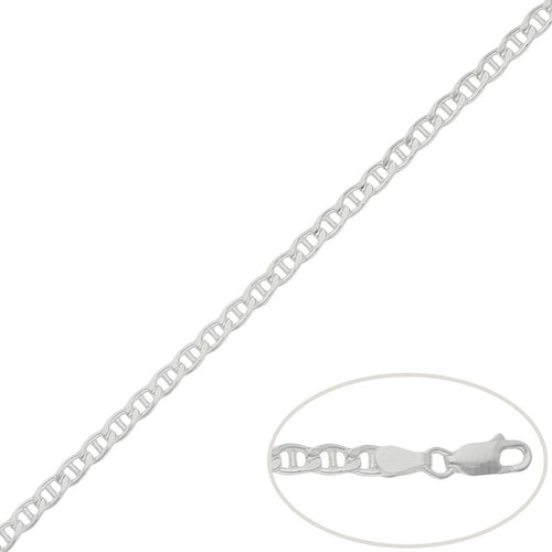 Cadena Plata 925 Ancla 4mm