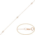 Pulsera Oro 18Kl Chatones - 3mm